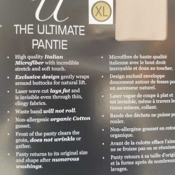 5 PAIRS OF FAMOUS ULA'S BRAND BLACK PANTIES! - Picture 10 of 10